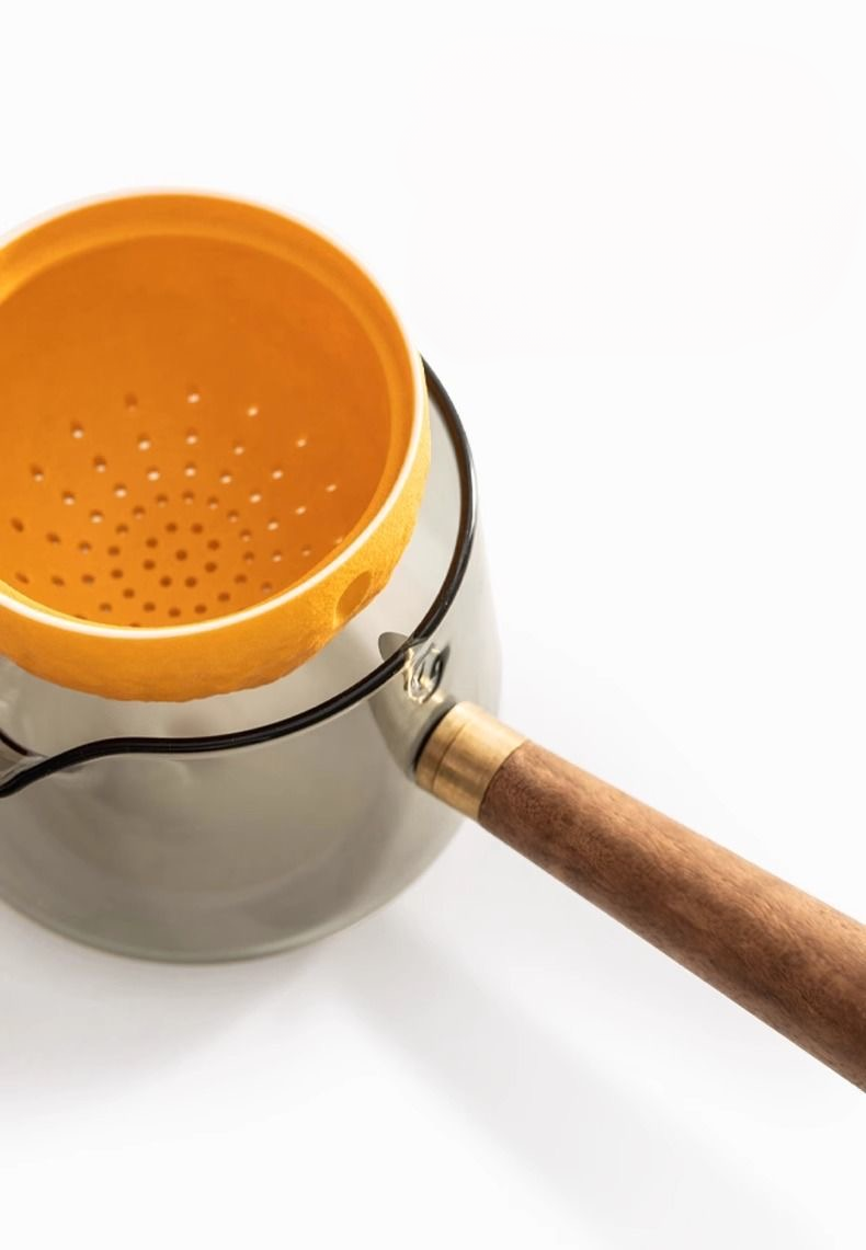 Zhuan Zhuan Tea Pot (Orange & Grey)