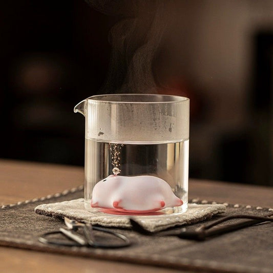 cute little pig tea pet