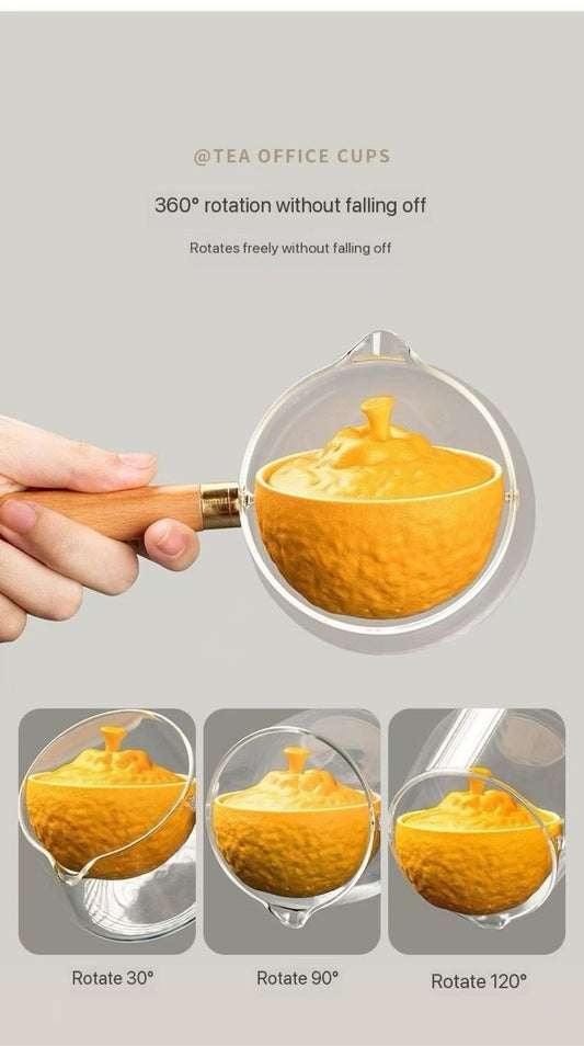 Zhuan Zhuan Tea Pot (red & grey)