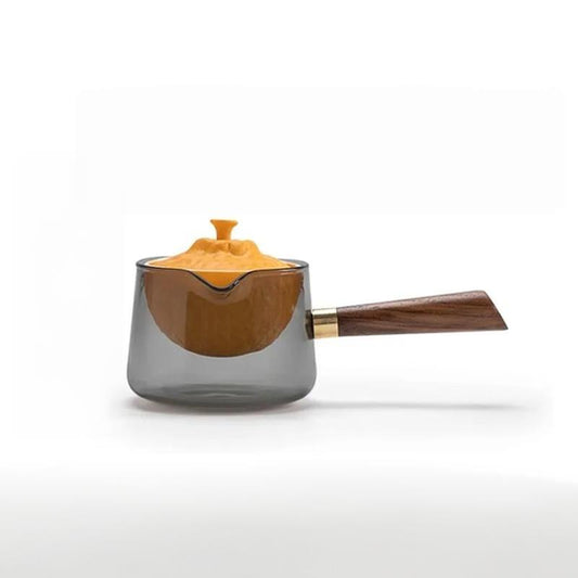 Zhuan Zhuan Tea Pot (Orange & Grey)